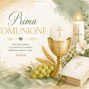 Cialda per Torta Personalizzata Rettangolare Prima Comunione (IMG 5)