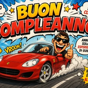 Cialda per Torta Personalizzata Rettangolare BUON COMPLEANNO (Img 2)