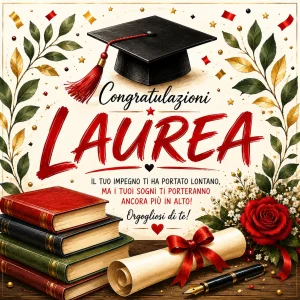 Cialda per Torta Personalizzata Quadrata LAUREA (Img 2)