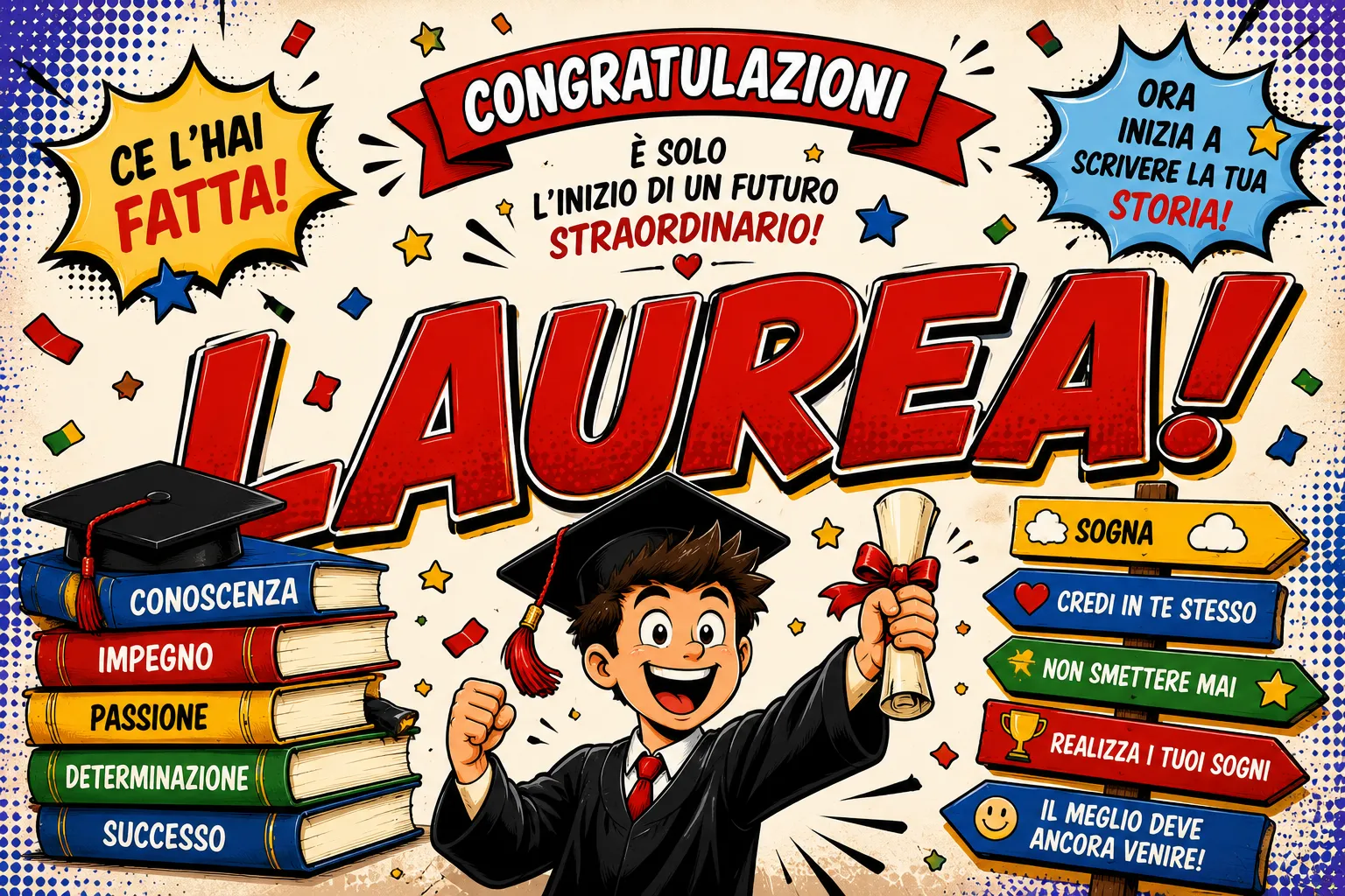 Cialda per Torta Personalizzata Rettangolare LAUREA (Img 4)