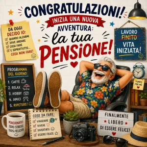 Cialda per Torta Personalizzata Quadrata PENSIONE (Img 5)
