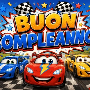 Cialda per Torta Personalizzata Rettangolare BUON COMPLEANNO (Img 6)
