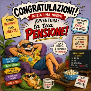 Cialda per Torta Personalizzata Quadrata PENSIONE (Img 6)
