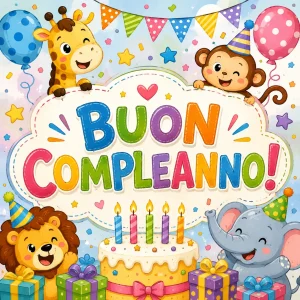 Cialda per Torta Personalizzata Quadrata BUON COMPLEANNO (Img 7)