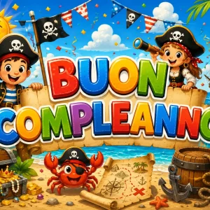 Cialda per Torta Personalizzata Rettangolare BUON COMPLEANNO (Img 7)