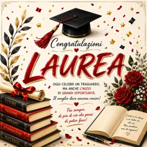 Cialda per Torta Personalizzata Quadrata LAUREA (Img 7)