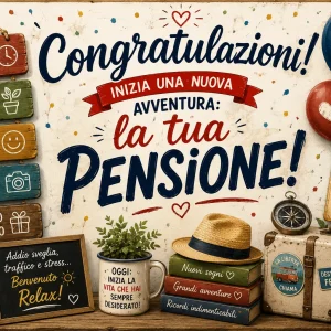 Cialda per Torta Personalizzata Rettangolare PENSIONE (Img 8)
