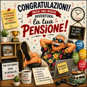 Cialda per Torta Personalizzata Quadrata PENSIONE (Img 8)