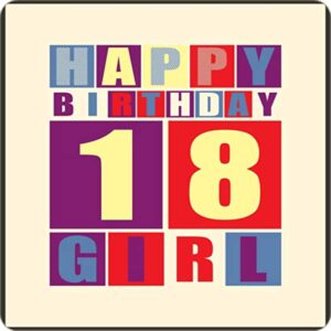 Cialda per Torta 18° Compleanno Lui & Lei Occasioni Speciali Decorazione alimentare Senza Glutine Topper Cake (Quadrata) img 7 (Ostia, 20 x 20 cm)