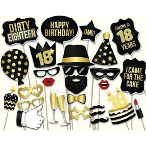 Cialda per Torta 18° Compleanno Lui & Lei Occasioni Speciali Decorazione alimentare Senza Glutine Topper Cake (Rettangolare) img 2 (Pasta di zucchero, 25 x 15 cm)