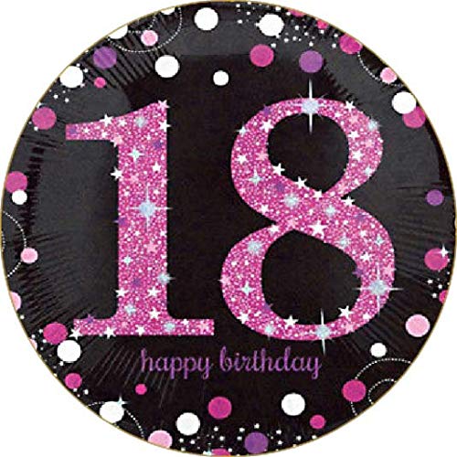 Cialda per Torta 18° Compleanno Lui & Lei Occasioni Speciali Decorazione  alimentare Senza Glutine Topper Cake (Rotonda) img 6 (Ostia, 16 cm) -  TortaPrint