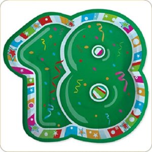 Cialda per torta 18° Compleanno Lui & Lei Occasioni Speciali Decorazione alimentare personalizzabile Gluten free Topper Cake Design (Quadrata) img 1