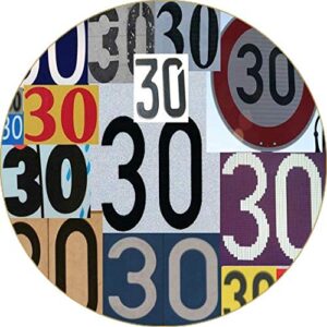 Cialda per torta 30° Compleanno Lui & Lei Occasioni Speciali Decorazione alimentare personalizzabile Gluten free Topper Cake Design (Rotonda) img 5