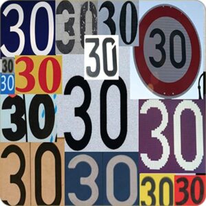 Cialda per torta 30° Compleanno Lui & Lei Occasioni Speciali Decorazione alimentare senza glutine Topper Cake (Quadrata) img 4 (Ostia, 18 x 18 cm)