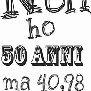 Cialda per torta 50° Compleanno Occasioni Speciali Decorazione alimentare senza glutine Topper Cake (Rettangolare) (Ostia, 25 x 15 cm)