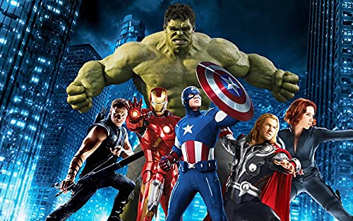 Cialda per torta AVENGERS Hulk, Capitan America, Iron Man, Thor, decorazione alimentare senza glutine topper cake img 01 (Pasta di zucchero, 20 x 30 cm)