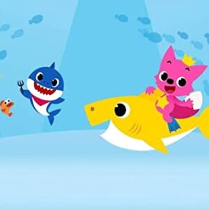 Cialda per torta BABY SHARK decorazione alimentare rettangolare senza glutine topper cake img 17 (Pasta di zucchero, 25 x 20 cm)