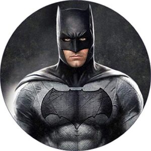 Cialda per torta BATMAN decorazione alimentare senza glutine topper cake img 05 (Pasta di zucchero, 20 cm)