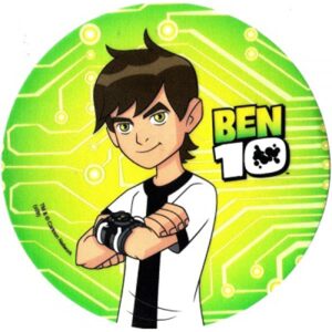 Cialda per torta BEN 10 Ben Ten decorazione alimentare senza glutine topper cake img 05 (Pasta di zucchero, 16 cm)