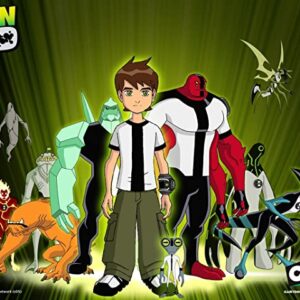 Cialda per torta BEN TEN BEN 10 decorazione alimentare senza glutine topper cake img 1 (Ostia, 25 x 20 cm)