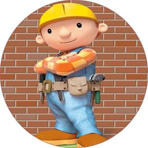 Cialda per torta BOB Aggiustatutto decorazione alimentare senza glutine personalizzazione grafica inclusa topper cake rotondo 2