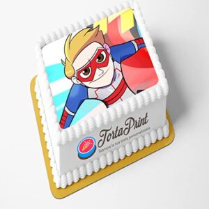 Cialda per torta HENRY DANGER quadrato 8 (Ostia, 18 x 18 cm)