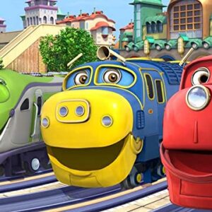 Cialda per torta CHUGGINGTON decorazione alimentare senza glutine personalizzazione grafica inclusa topper cake rettangolare 3 (Ostia, 25 x 20 cm)