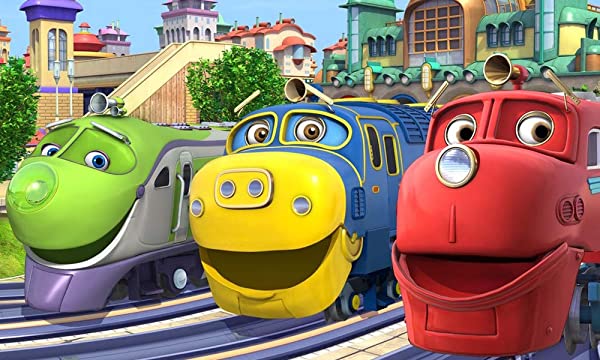 Cialda per torta CHUGGINGTON decorazione alimentare senza glutine personalizzazione grafica inclusa topper cake rettangolare 3 (Ostia, 25 x 20 cm)