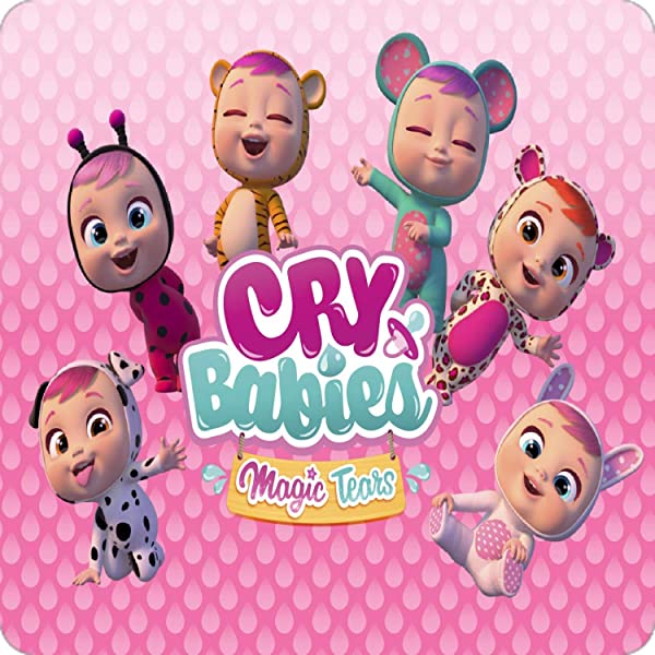 Cialda per torta CRY babies Decorazione alimentare Senza Glutine Topper Cake Quadrato 2 (Pasta di zucchero, 20 x 20 cm)
