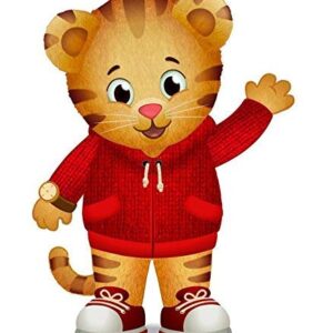 Cialda per torta DANIEL TIGER decorazione alimentare senza glutine topper cake (rettangolare) img 1 (Ostia, 20x25 cm)