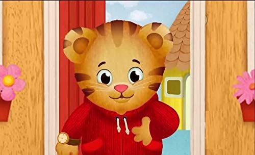 Cialda per torta DANIEL TIGER decorazione alimentare senza glutine topper cake (rettangolare) img 4 (Ostia, 20x25 cm)