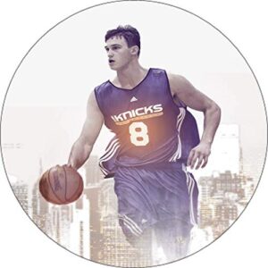 Cialda per torta DANILO GALLINARI basket decorazione alimentare senza glutine personalizzazione grafica inclusa topper cake rotondo 2