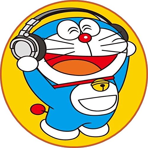 Cialda per torta DORAEMON decorazione alimentare senza glutine topper cake rotondo img 3 (Pasta di zucchero, 18 cm)