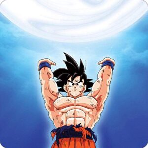 Cialda per torta DRAGON BALL GOKU decorazione alimentare senza glutine personalizzazione grafica inclusa topper cake design (Formato quadrato) img 13