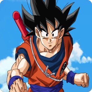 Cialda per torta DRAGON BALL GOKU decorazione alimentare senza glutine topper cake ( quadrato) img 10 (Pasta di zucchero, 18 x 18 cm)