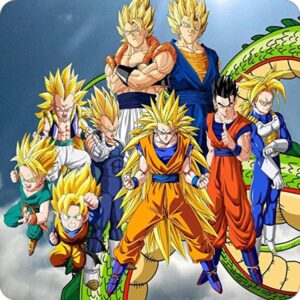 Cialda per torta DRAGON BALL GOKU decorazione alimentare senza glutine topper cake ( quadrato) img 14 (Pasta di zucchero, 20 x 20 cm)