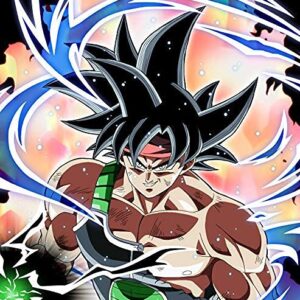 Cialda per torta DRAGON BALL GOKU decorazione alimentare senza glutine topper cake ( quadrato) img 16 (Ostia, 18 x 18 cm)