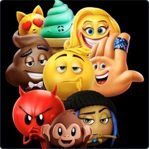 Cialda per torta EMOJI decorazione alimentare senza glutine topper cake ( quadrato) img 11 (Pasta di zucchero, 16x16 cm)