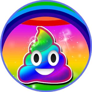 Cialda per torta EMOJI decorazione alimentare senza glutine topper cake ( rotondo) img 10 (Pasta di zucchero, 16 cm)