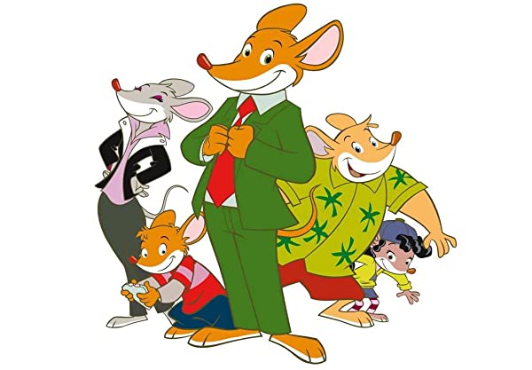 Cialda per torta GERONIMO STILTON decorazione alimentare senza glutine topper cake rettangolare 1 (Ostia, 25 x 15 cm)