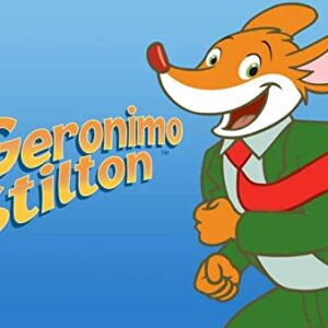 Cialda per torta GERONIMO STILTON decorazione alimentare senza glutine topper cake rettangolare 1 (Pasta di zucchero, 25 x 20 cm)