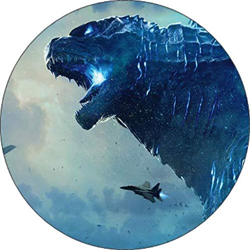 Cialda per torta GODZILLA decorazione alimentare rotonda senza glutine topper cake rotondo img 5 (Pasta di zucchero, 20 cm)