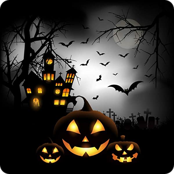 Cialda per torta HAPPY HALLOWEEN decorazione alimentare senza glutine topper cake quadrato img 3 (Ostia, 16 x 16 cm)