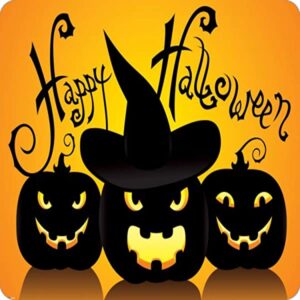 Cialda per torta HAPPY HALLOWEEN decorazione alimentare senza glutine topper cake quadrato img 6 (Ostia, 18 x 18 cm)