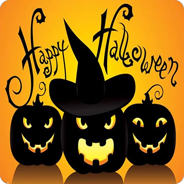 Cialda per torta HAPPY HALLOWEEN decorazione alimentare senza glutine topper cake quadrato img 6 (Ostia, 18 x 18 cm)