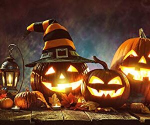 Cialda per torta HAPPY HALLOWEEN decorazione alimentare senza glutine topper cake rettangolare img 2 (Ostia, 25 x 20 cm)