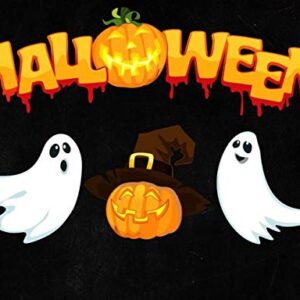 Cialda per torta HAPPY HALLOWEEN decorazione alimentare senza glutine topper cake rettangolare img 5 (Pasta di zucchero, 25 x 15 cm)