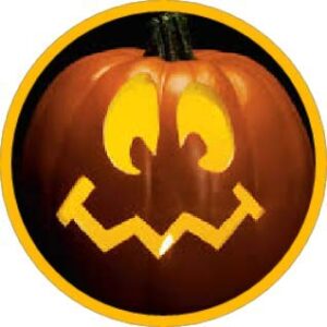 Cialda per torta HAPPY HALLOWEEN decorazione alimentare senza glutine topper cake rotondo img 10 (Pasta di zucchero, 20 cm)