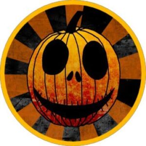Cialda per torta HAPPY HALLOWEEN decorazione alimentare senza glutine topper cake rotondo img 7 (Ostia, 20 cm)