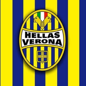 Cialda per torta HELLAS VERONA CALCIO decorazione alimentare senza glutine topper cake img 1 (Pasta di zucchero, 20x25 cm)